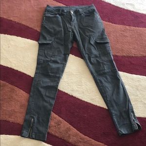 Romeo & Juliet military army green pants jeans